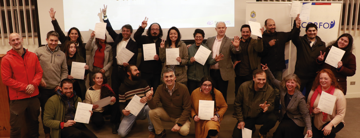 Proyecto Viraliza “Desarrollo de Hoja de Ruta” certificó a 24 emprendedores y emprendedoras de La Araucanía